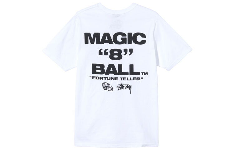 

Футболка серии 8-ball унисекс белая Stussy, белый