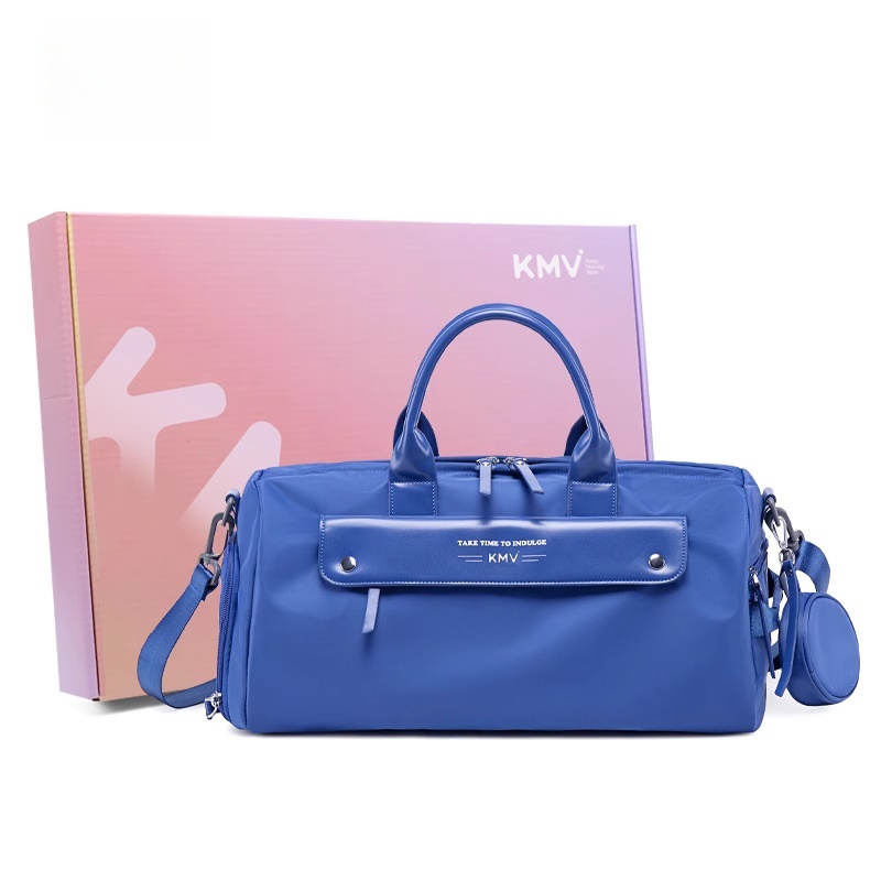 

KMV Большая спортивная сумка из полиэстера для женщин, Royal Blue Gift Box Set