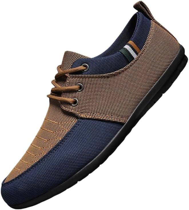 

Мужские спортивные кроссовки из дышащего парусинового материала больших размеров, на низком каблуке, прочные и износостойкие, подходят как для работы, так и для повседневной носки Hoalox, хаки