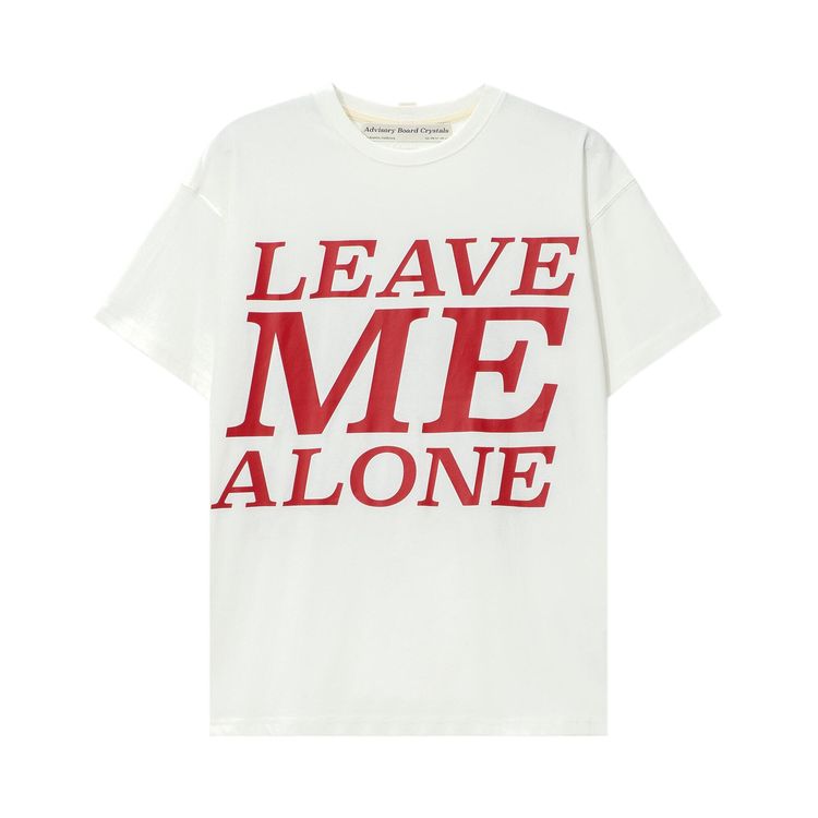 

Футболка Advisory Board Crystals Leave Me Alone Tee 'White', белый