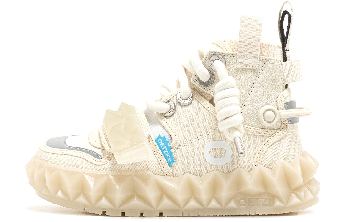 

Кроссовки OETZI Skateboarding Shoes Unisex High-top Beige, бежевый