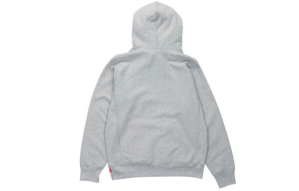 Толстовка ss19 x swarovski box logo hooded sweatshirt bogo Supreme, серый — фото 2