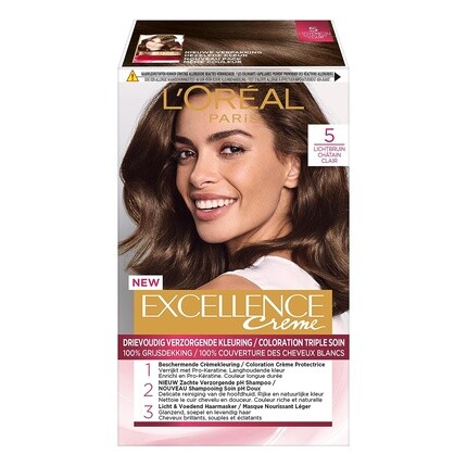 

Краска для волос Excellence Cream 5 Светло-русая, L'Oreal