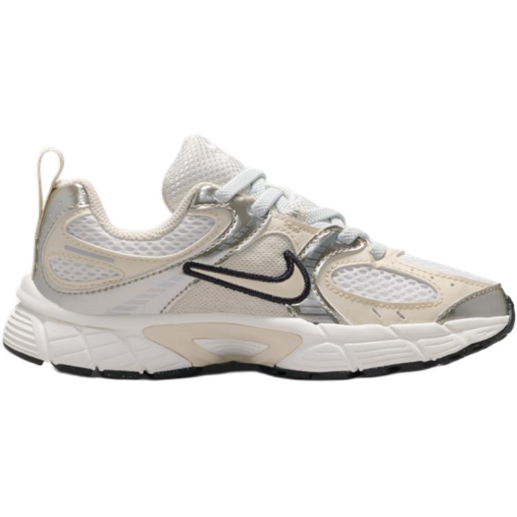 Детские кроссовки V5 RNR с низким верхом, устойчивые к истиранию и дышащие Nike, белый/бежевый — фото 2