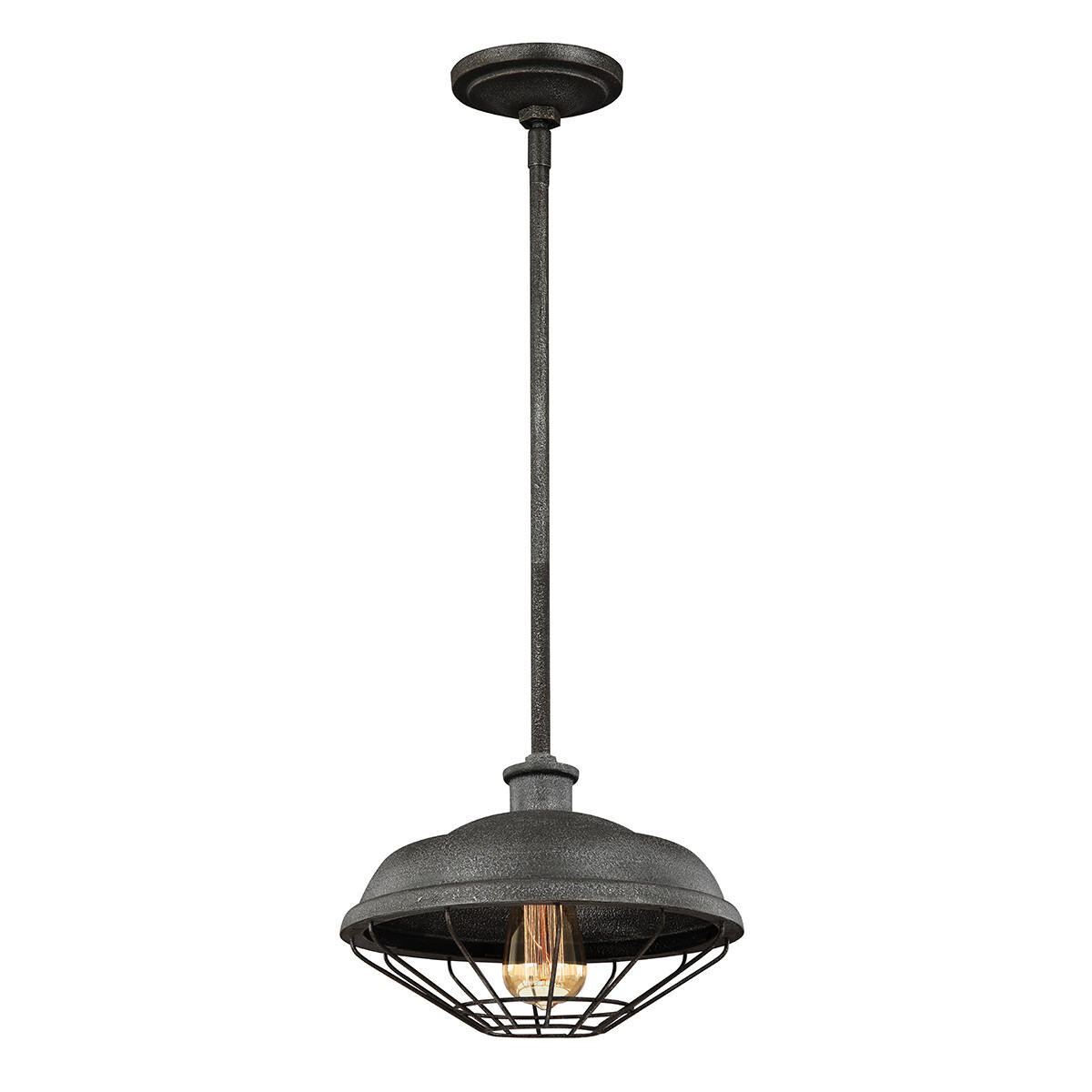 

Подвесной светильник Elstead Lighting, 30,2x46,9 см, темно-серый
