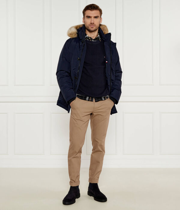 Джемпер мужской Tommy Hilfiger с вафельной фактурой, синий — фото 2