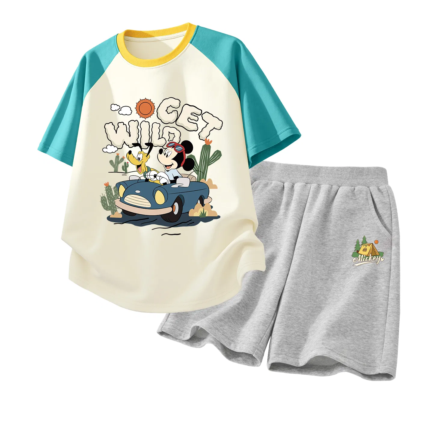 Спортивный костюм для детей Disney голубой с черным — фото 3