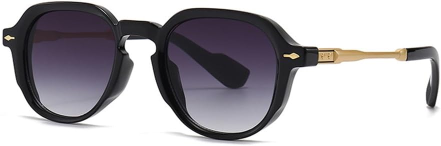 

Солнцезащитные очки UV400 с овальными заклепками и градиентным покрытием, подходят для женщин и мужчин, для бега и занятий спортом на открытом воздухе UYPTK, Black Gray Gradient