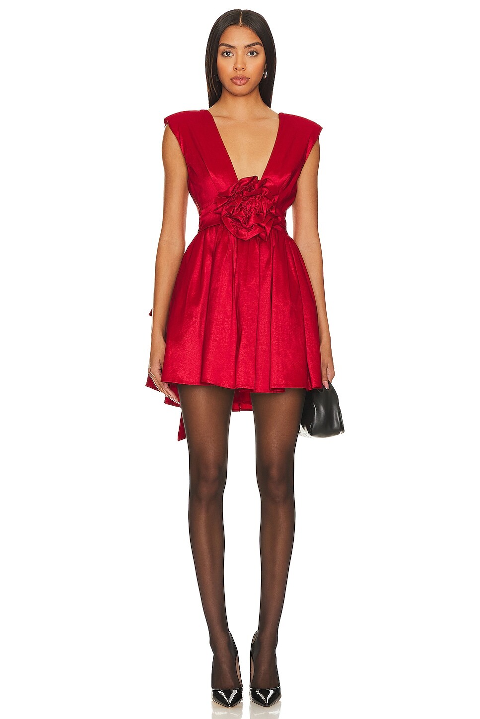 

Платье мини For Love & Lemons Rose, красный