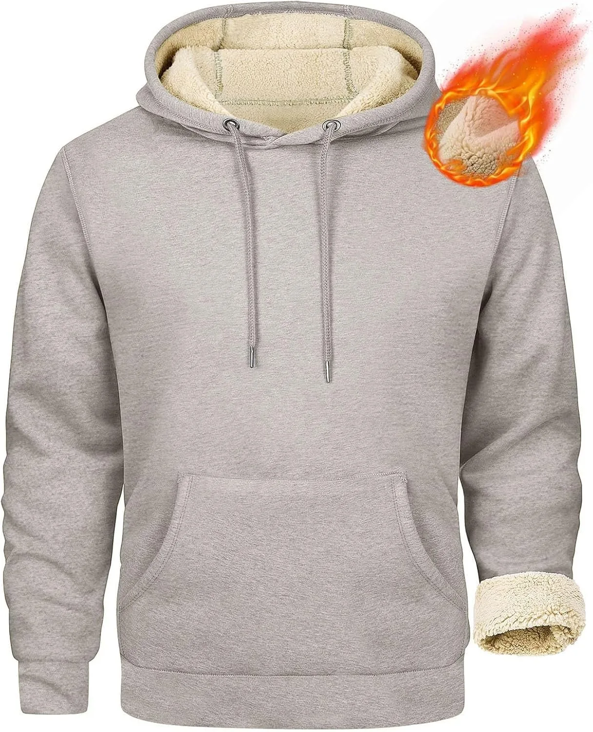 

Толстовка Sherpa с капюшоном для мужчин, утепленная, ветрозащитная RSZGSWS