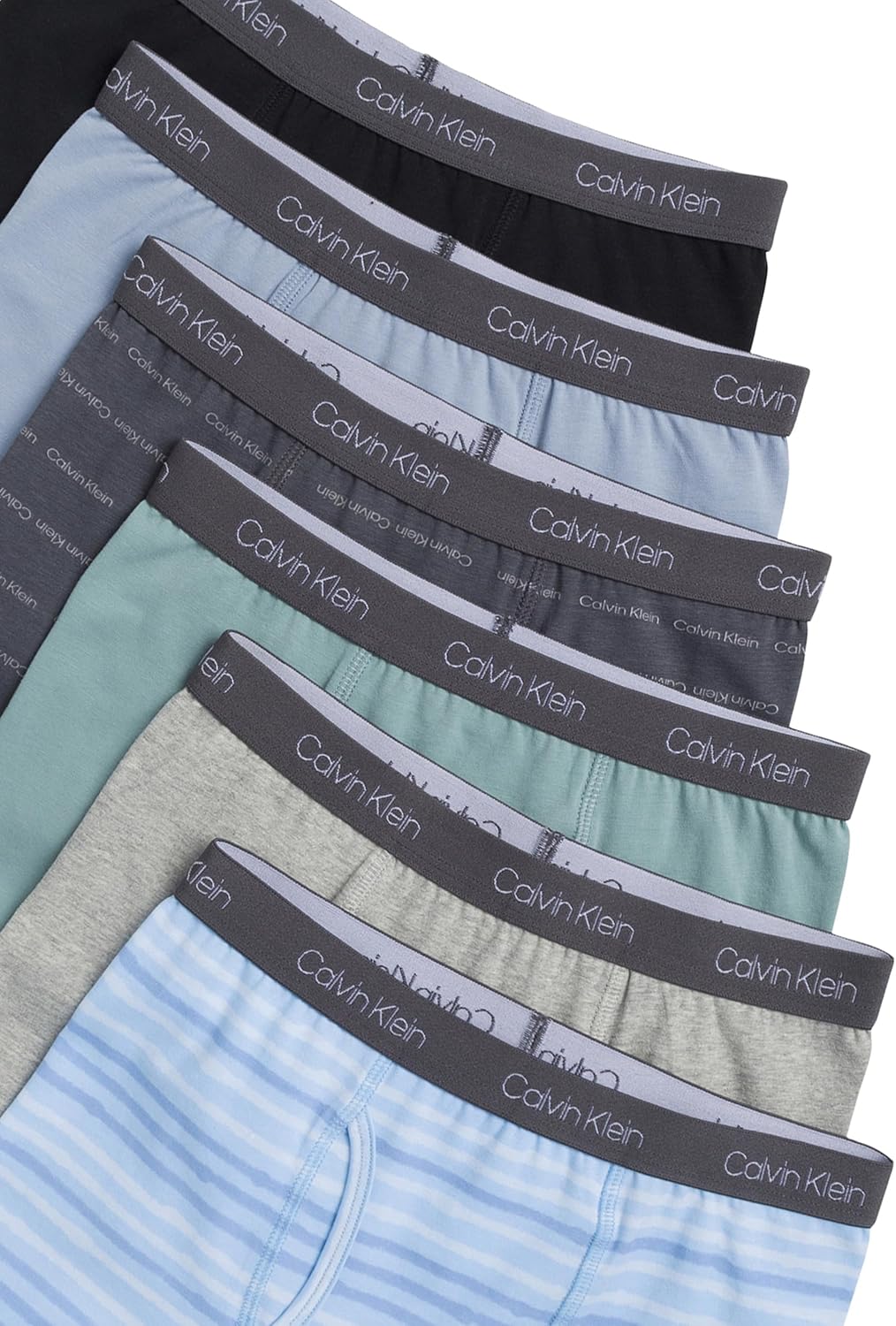 Комплект из 6 пар трусов-боксеров Calvin Klein для мальчиков, Chalk Stripe — фото 3