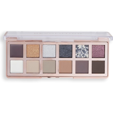 

Makeup Revolution The Smokey Icon Гранж Палитра теней для век Кремовая матовая Revolution Beauty