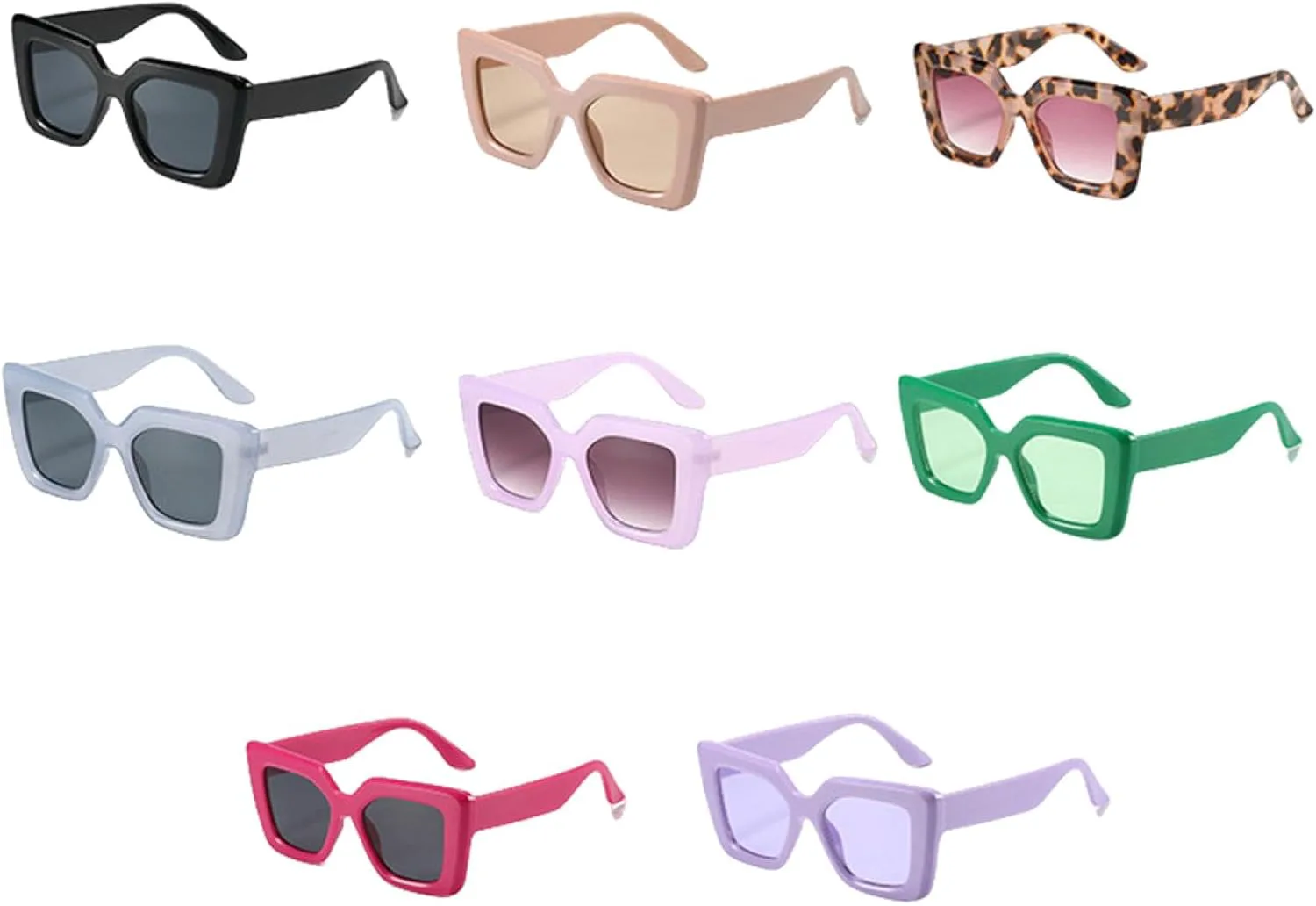 

Винтажные солнцезащитные очки для женщин и мужчин в стиле ретро-панк, модные очки с защитой от УФ-излучения UV400 (как на картинке) VVTWSSW, As the Picture