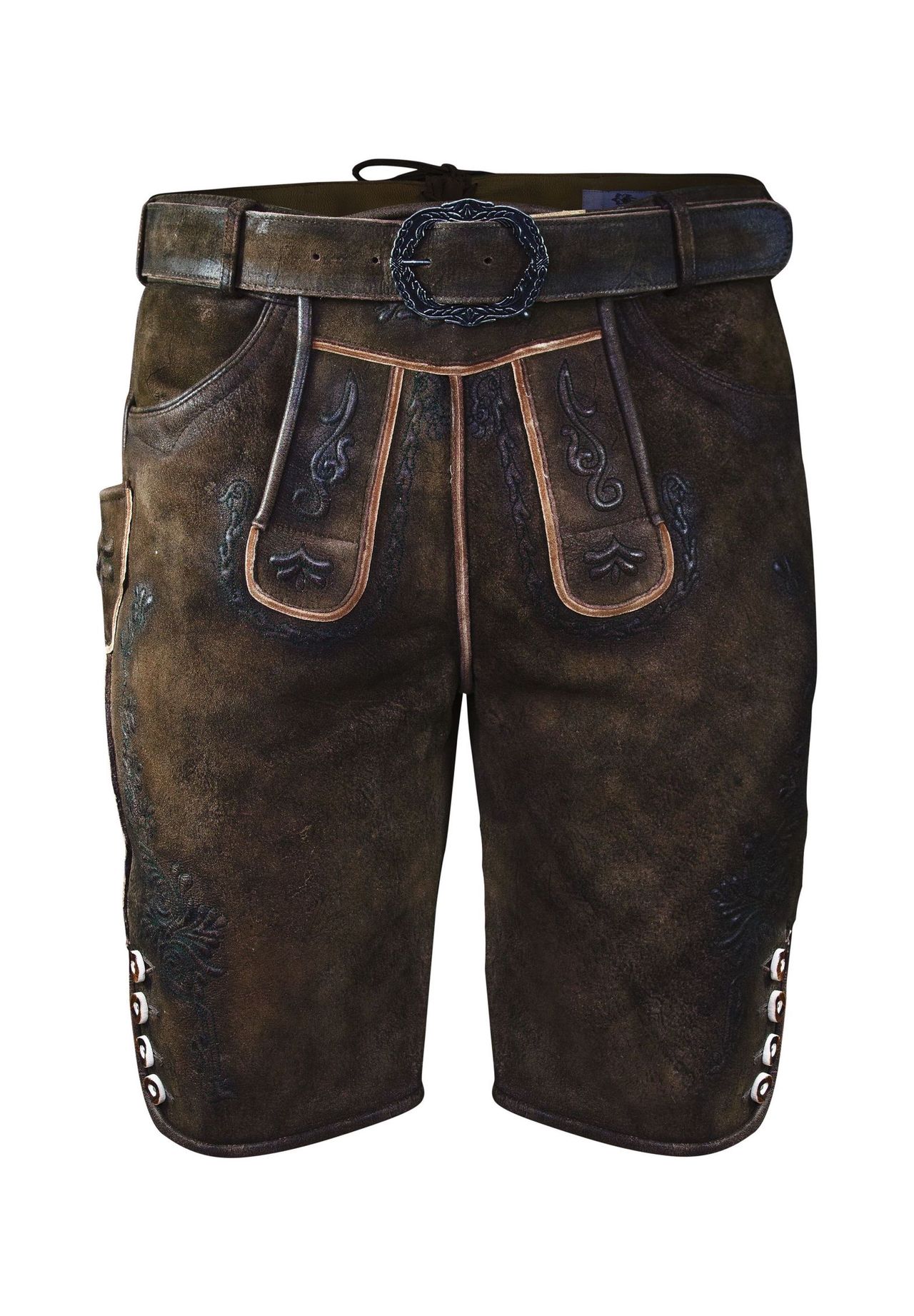 

Шорты Wildbuck Lederhosen Leon EDELNICE, темно-коричневый