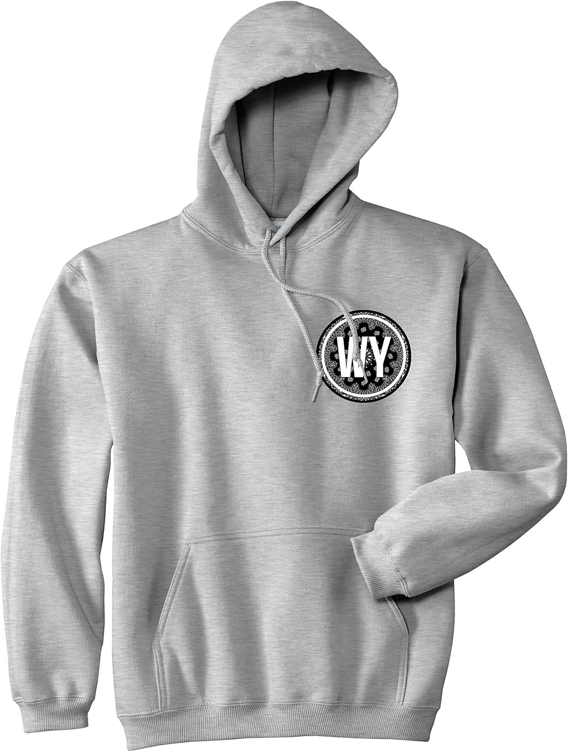 

Толстовка с капюшоном Kings Of NY с принтом банданы WY Wyoming