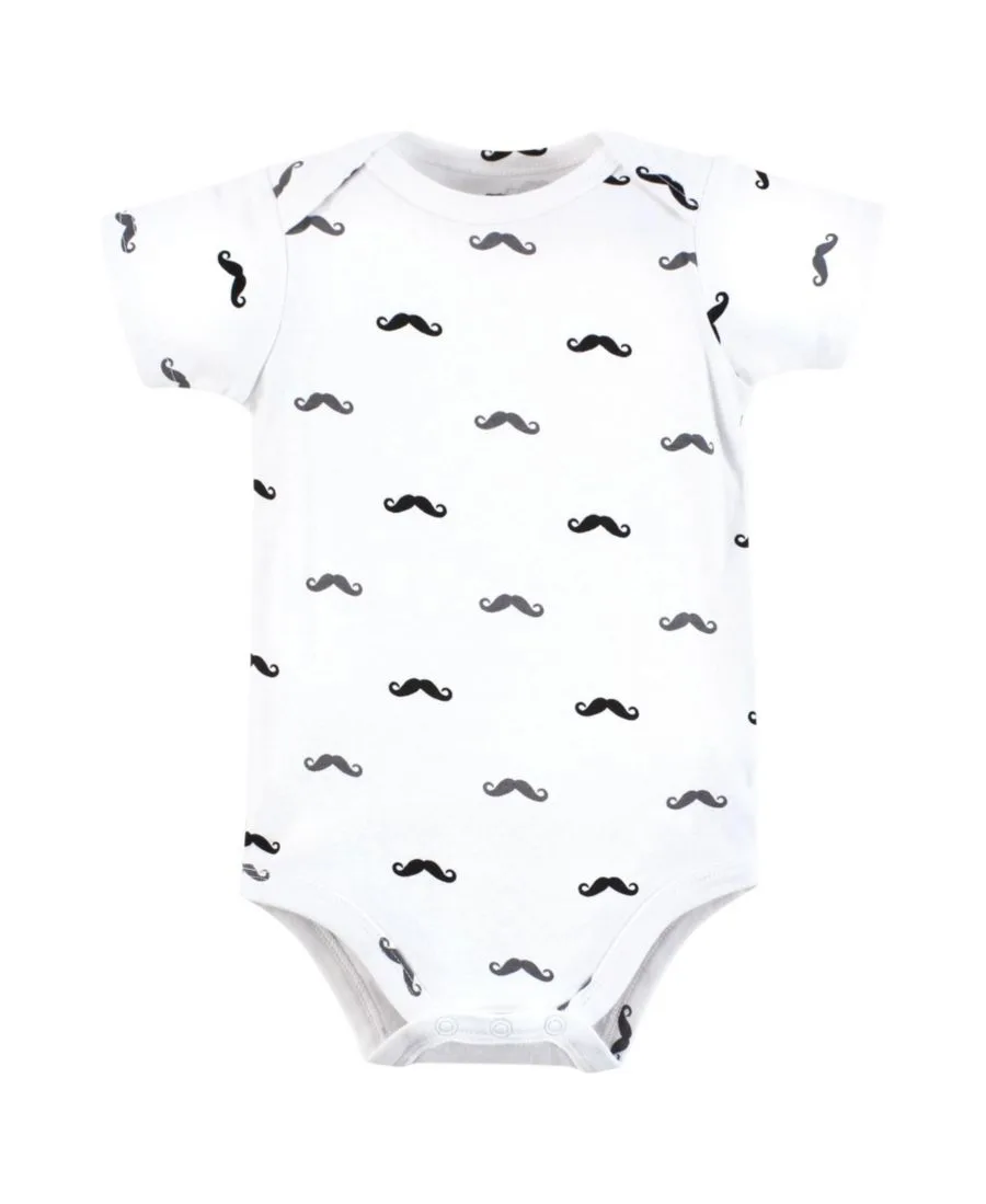 Комплект из 5 хлопковых боди Essential Hudson Baby, Plaid Bow Tie — фото 4
