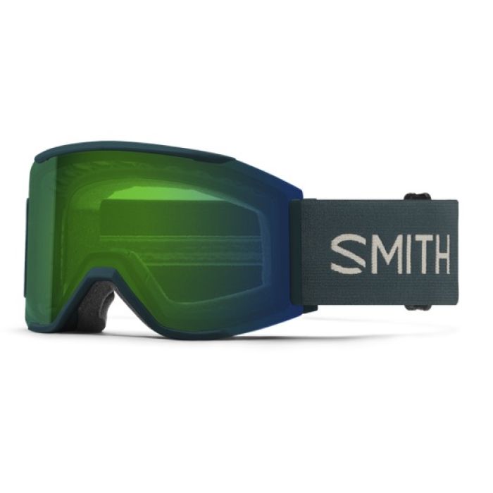 

Очки для сноуборда Squad mag pacific flow chromapop sun green mirror Smith