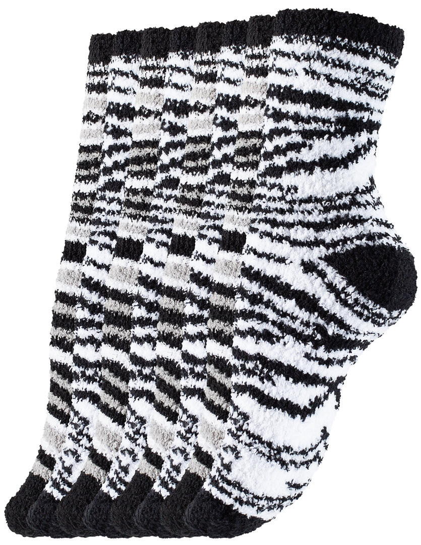 

Носки Yenita Kuschel 8 шт Homesocks, цвет Zebra