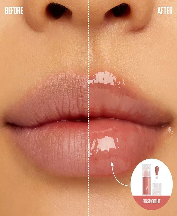 Масло для губ Juicy Glass, 0,13 унции Kaja, цвет Fig Smoothie — фото 2