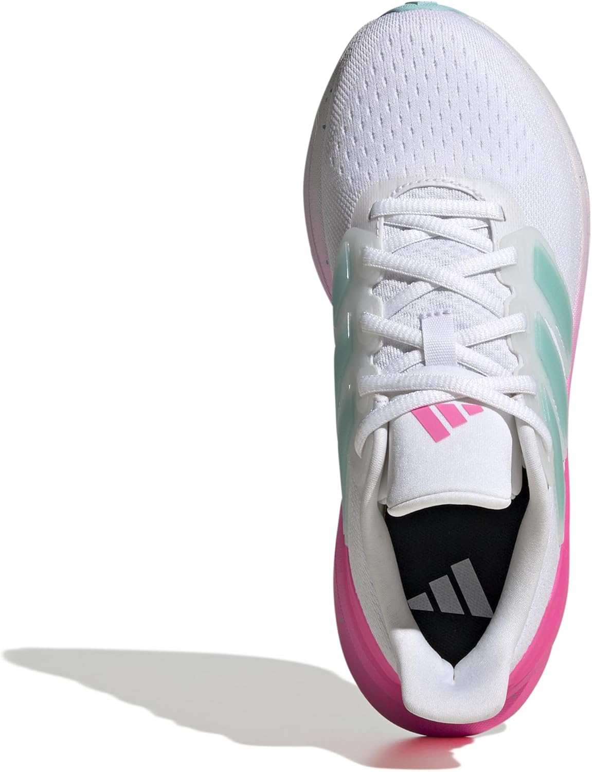 Детские кроссовки Adidas Ultrarun 5 (унисекс), белый/розовый — фото 2