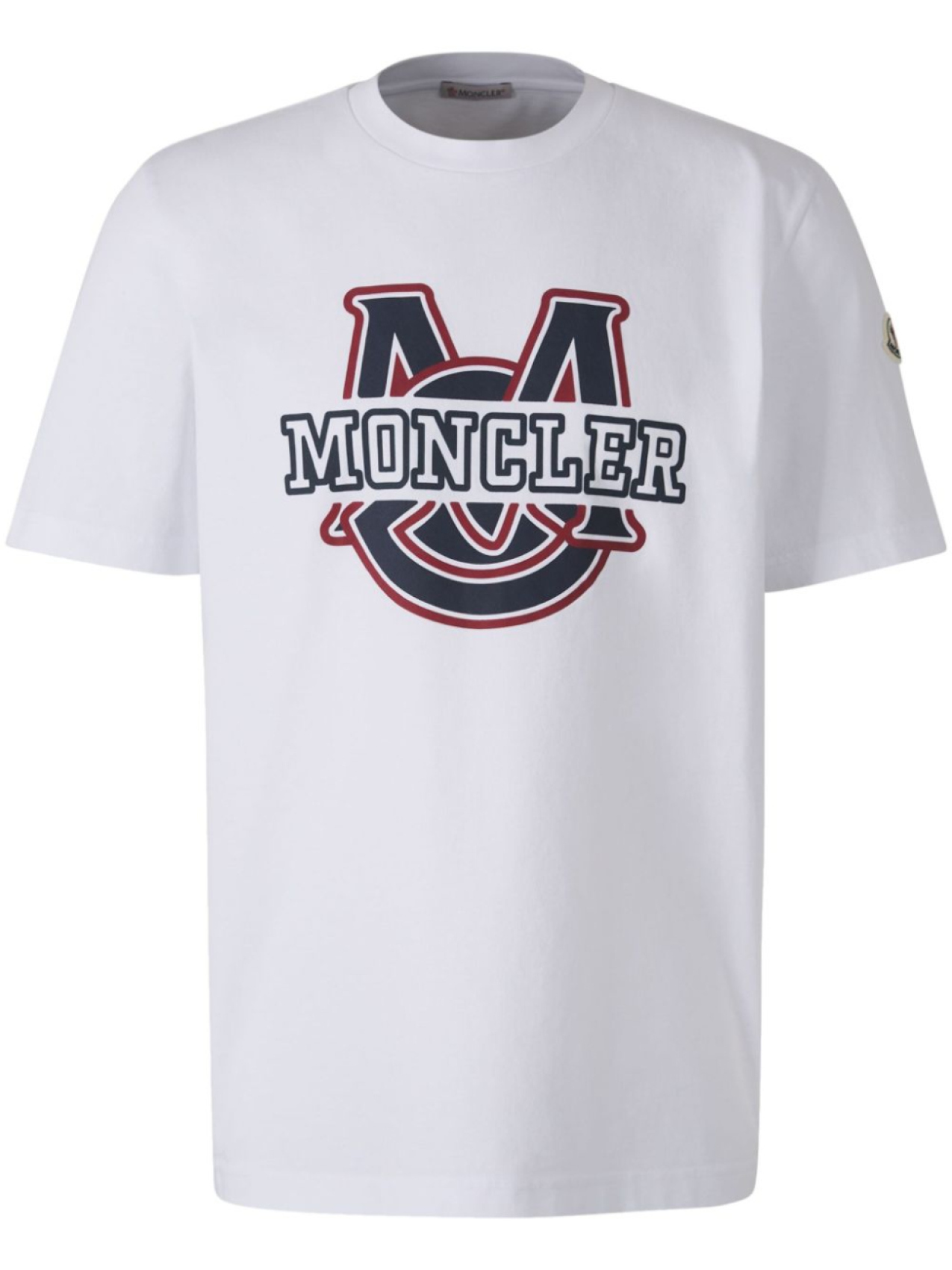 

Moncler футболка с логотипом, белый
