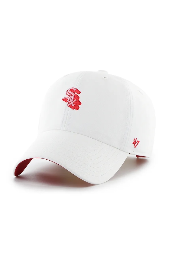 

Бейсболка с козырьком хлопковая MLB Chicago White Sox 47 Brand, белый