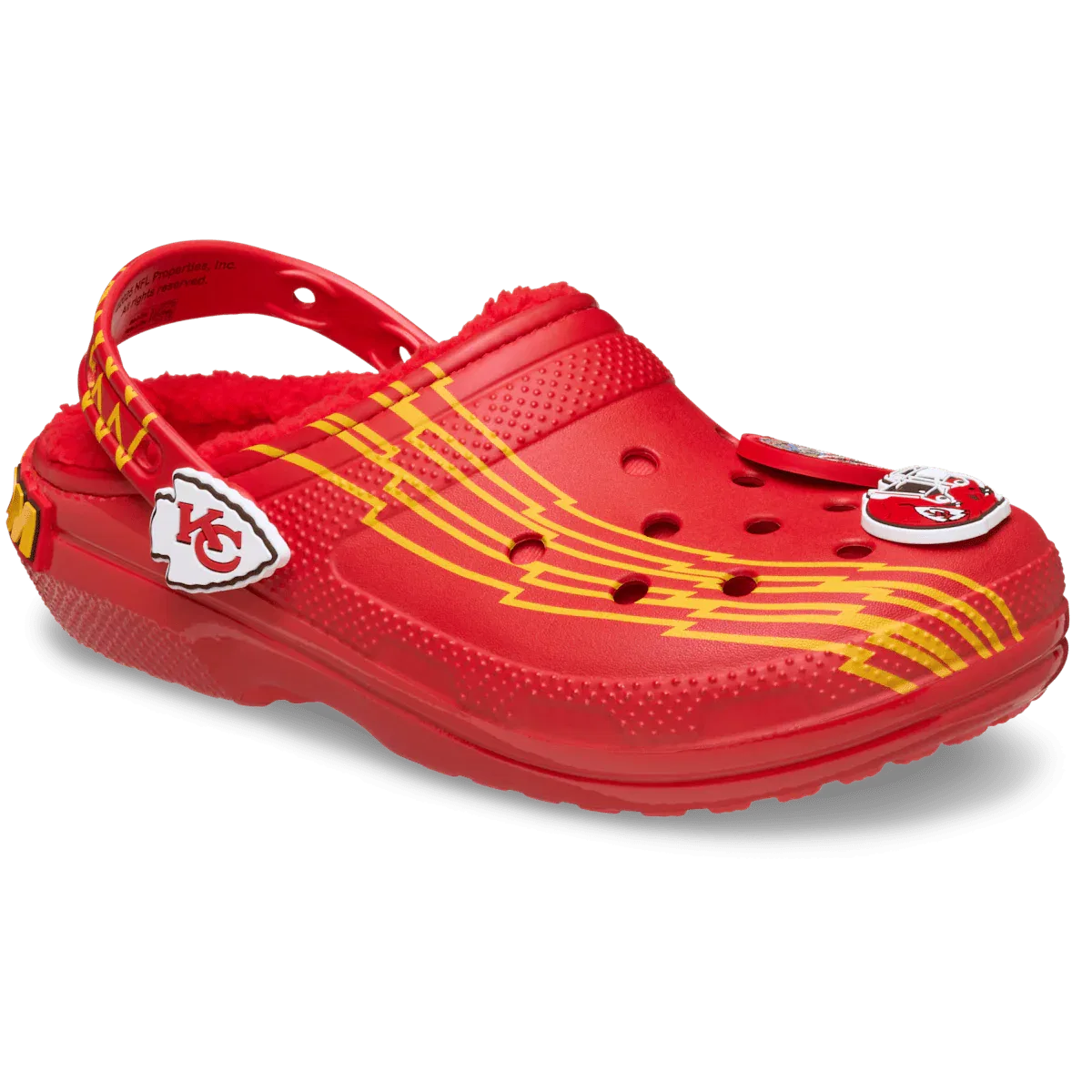 Классические сабо с подкладкой NFL Kansas City Chiefs Crocs, Multi — фото 3