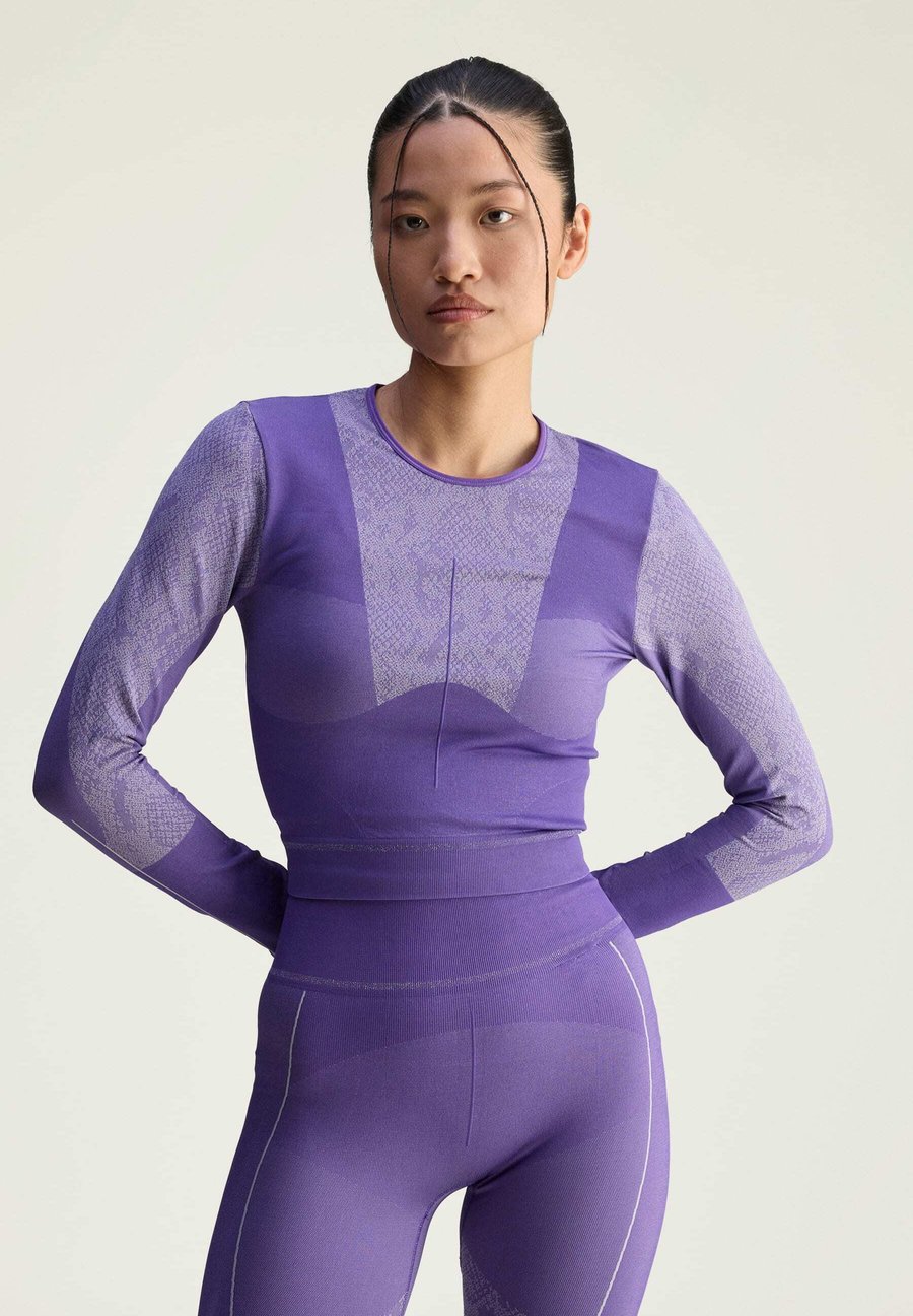

Топ Adidas by Stella McCartney Long sleeved top, Alpine Violet/Smc Clear Onix/Purple