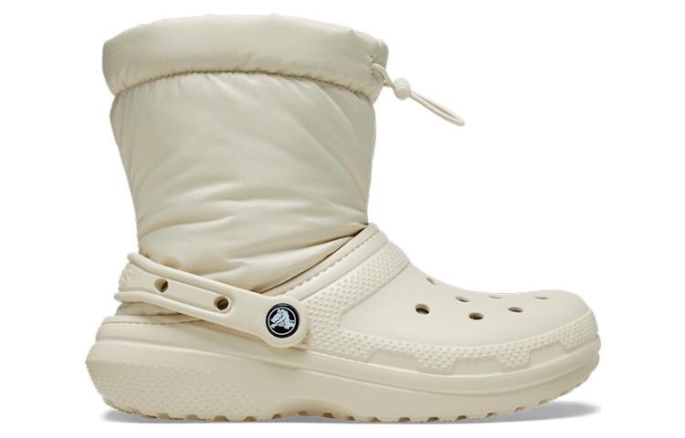 Классические ботильоны на подкладке Crocs унисекс, Milky White — фото 2