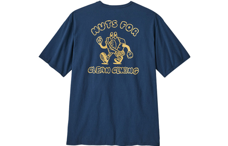 

Органическая футболка мужская Patagonia, темно-синий