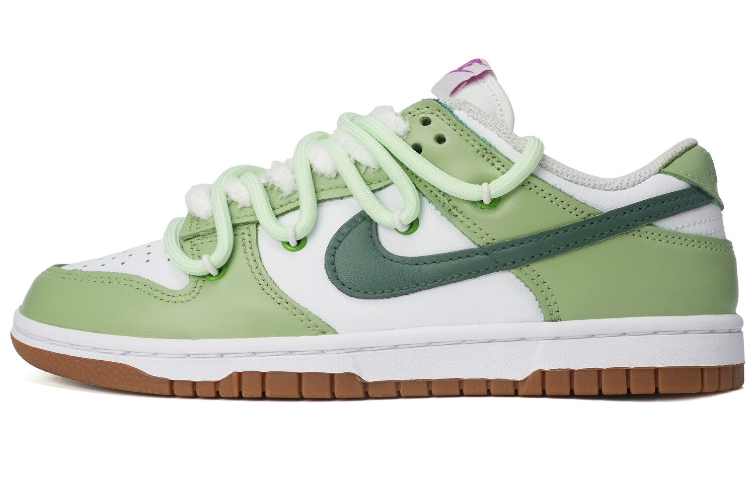 

Кроссовки Nike Dunk Skateboard Shoes Women's Low-Top Green, Зеленый, Кроссовки Nike Dunk Skateboard Shoes Women's Low-Top Green