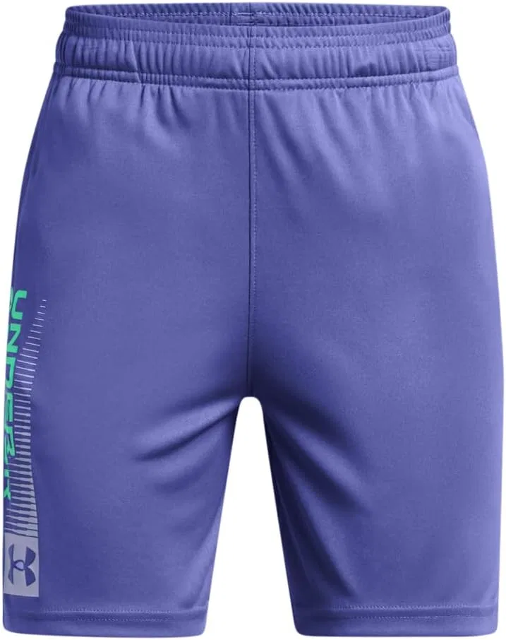 Детские шорты Under Armour с логотипом Tech Wordmark, (561) Starlight//Celeste