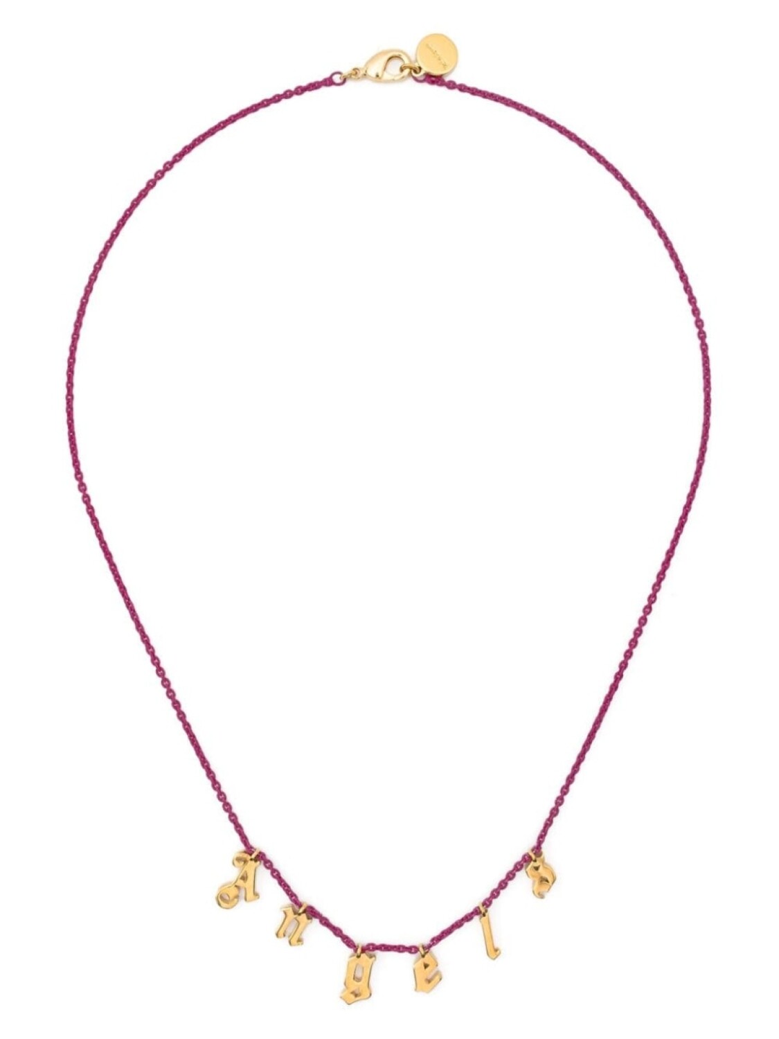 

Колье Angels с логотипом Palm Angels, золотой