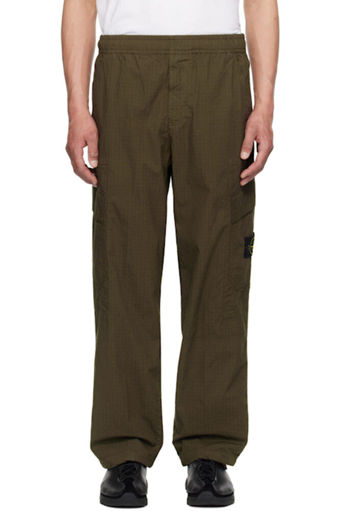

Брюки-карго Mil-Spec Stretch Ripstop цвета хаки Stone Island