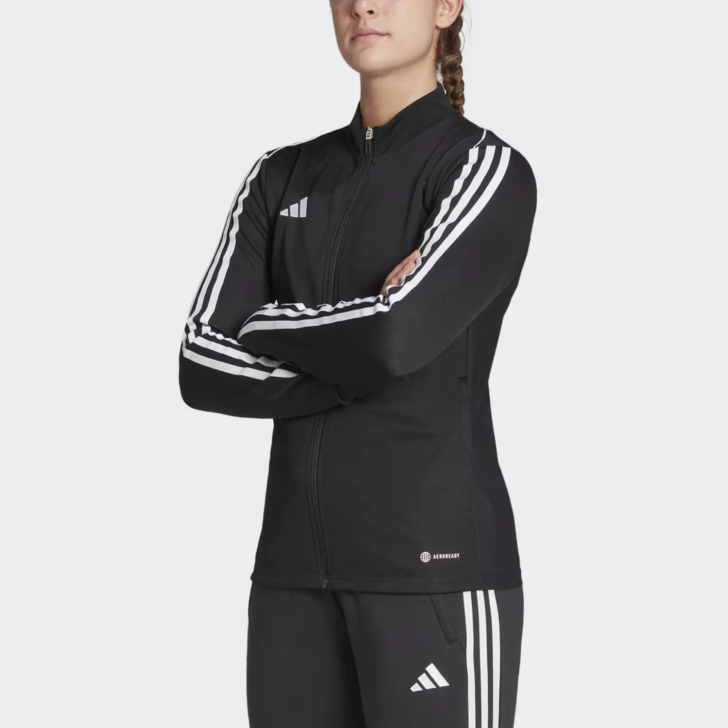 Куртка женская черный Adidas — фото 4