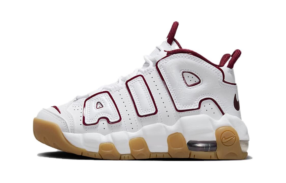 

Детские баскетбольные кроссовки Nike Air More Uptempo PS, White/Red