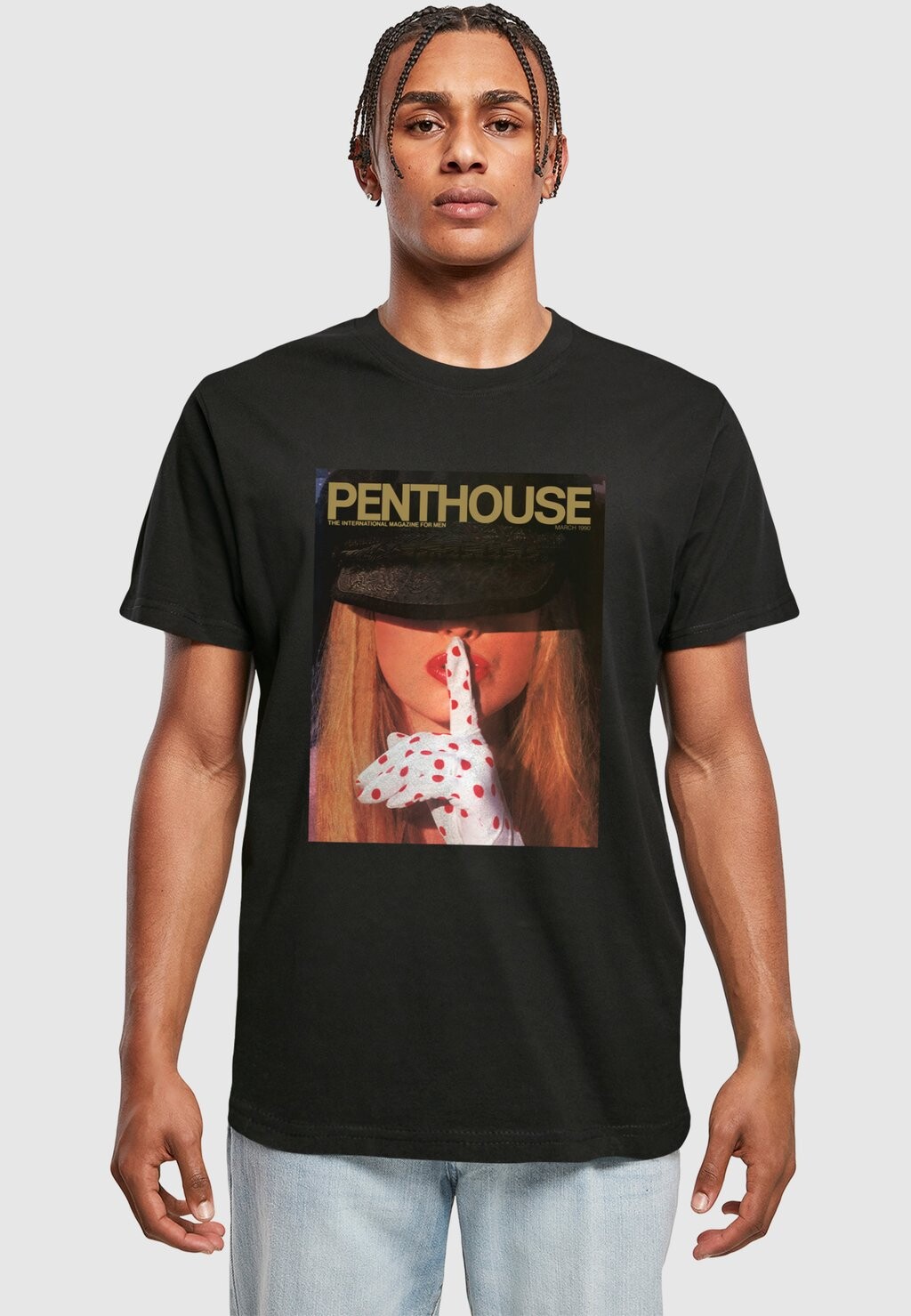 

Футболка с принтом PENTHOUSE Merchcode, черный