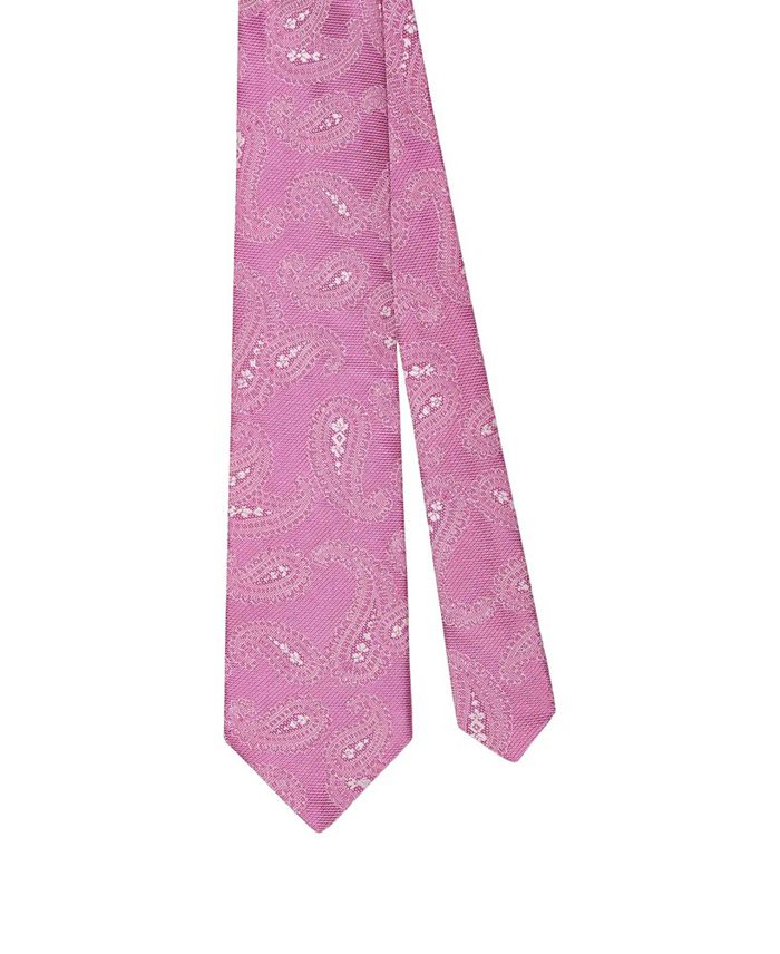 

Галстук Robert Paisley Twill Best of Class Robert Talbott, розовый