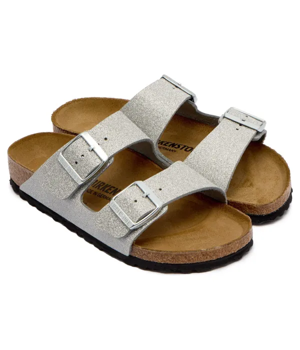 Тапочки Arizona Syn Narrow fit Birkenstock, серый — фото 2