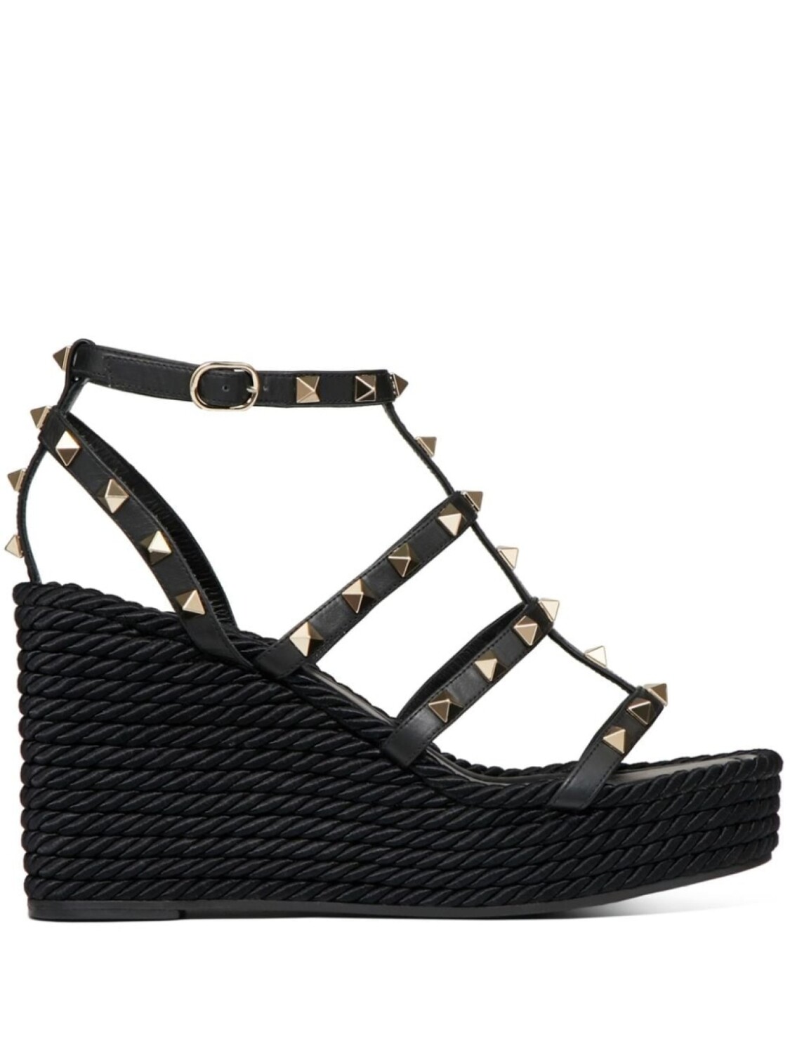 

Valentino Garavani босоножки на платформе с отделкой Rockstud, черный