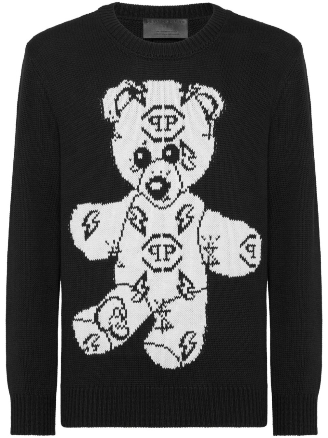 

Philipp Plein свитер Teddy Bear, черный
