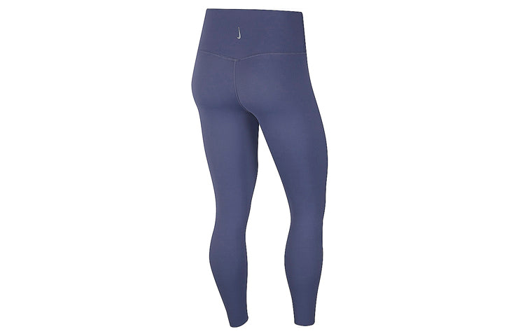 Брюки (WMNS) Nike Yoga Luxe Infinalon 7/8 Yoga Clothes Blue — фото 2