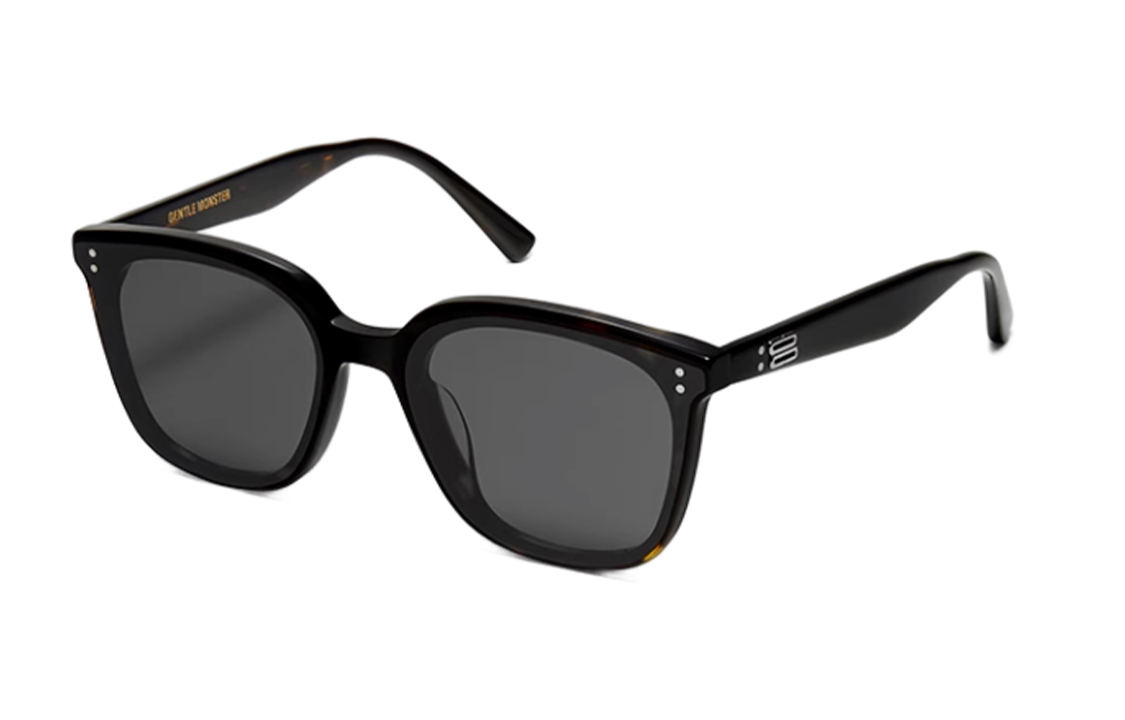 

GENTLE MONSTER Квадратные солнцезащитные очки в стиле панциря черепахи, Tortoiseshell