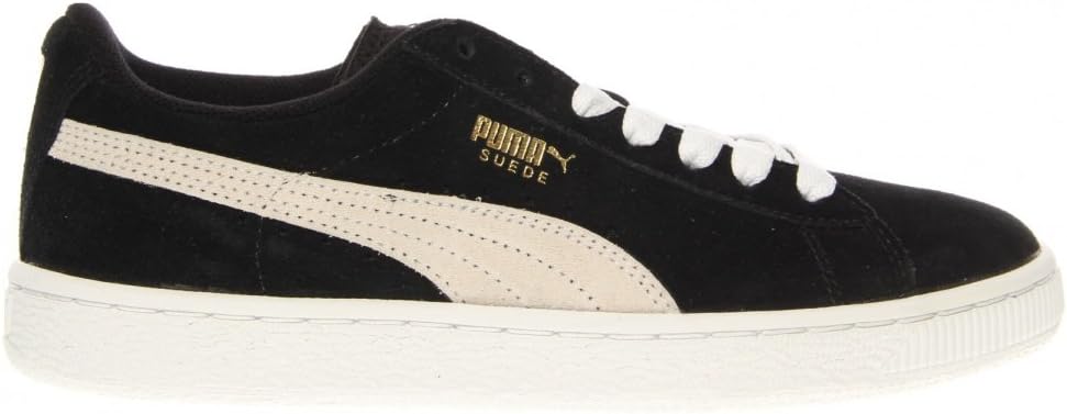 Кроссовки PUMA для детей и подростков из замши, белый/черный — фото 2