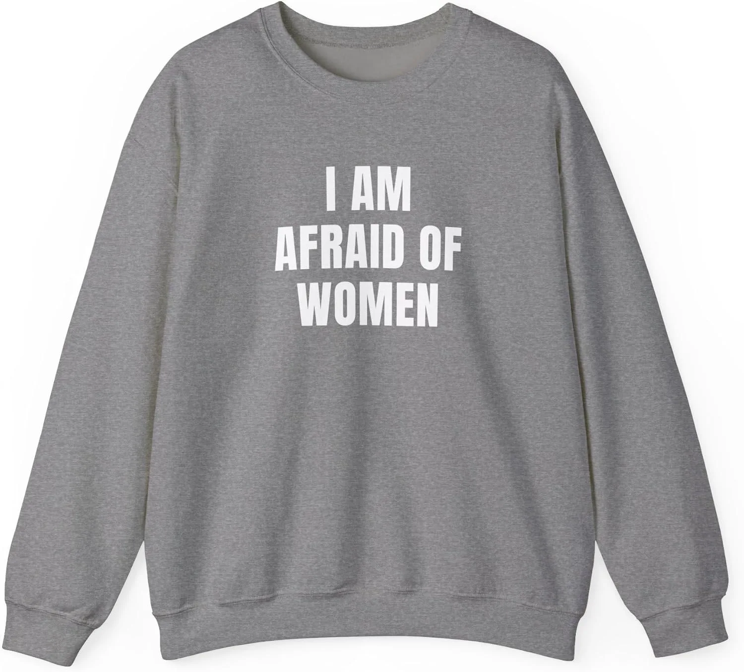 Футболка с принтом "I Am Afraid Of Women", Unisex, Heavy Blend
