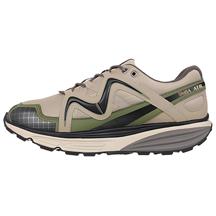 

MBT Кроссовки SIMBA ATR Low Top мужские хаки/зеленый/черный, цвет Khaki/Green/Black
