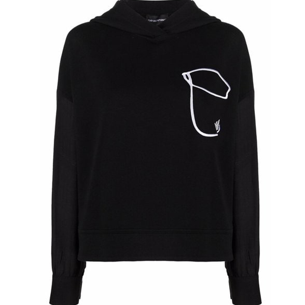 

Свитшот женский черный EMPORIO ARMANI