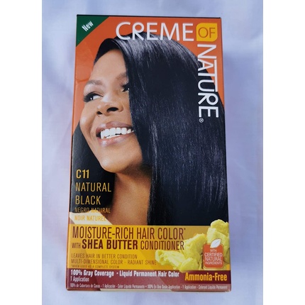 

Набор для окрашивания волос Creme of Nature Moisture Rich C11 Natural Black