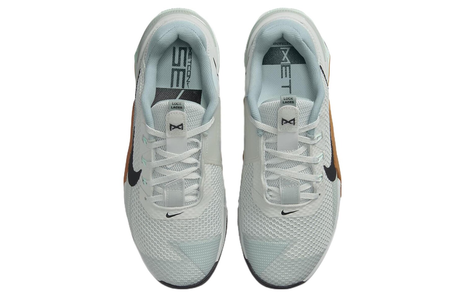 Кроссовки Nike Men, белый/коричневый/черный — фото 4