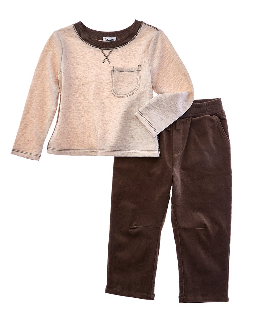 

Великолепный комплект из двух предметов: топ и брюки Cliff Splendid, мультиколор